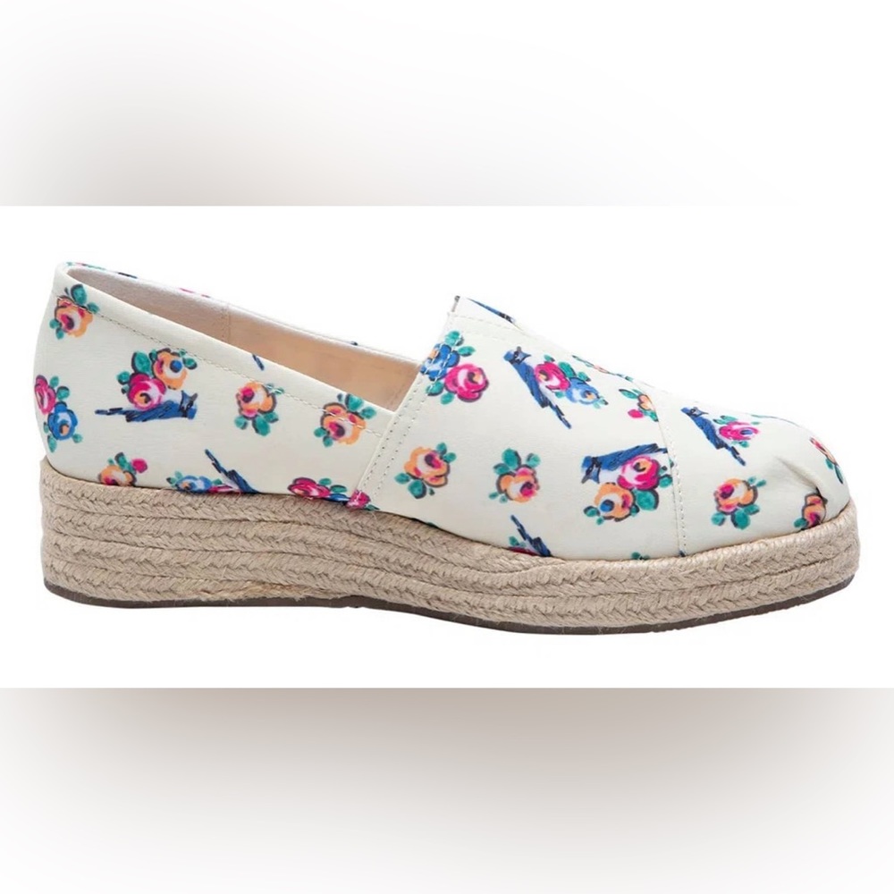 NWOB American Eagle By Payless Dixie Wedge Slip-On Espadrilles - Picture 5 of 7